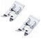 2pcs Zig Zag, Straight Stitch Foot Snap On Foot Sewing Machine Presser Foot Will Fit Singer, Brother, Janome, Toyota, Etc Domestic Sewing Machines